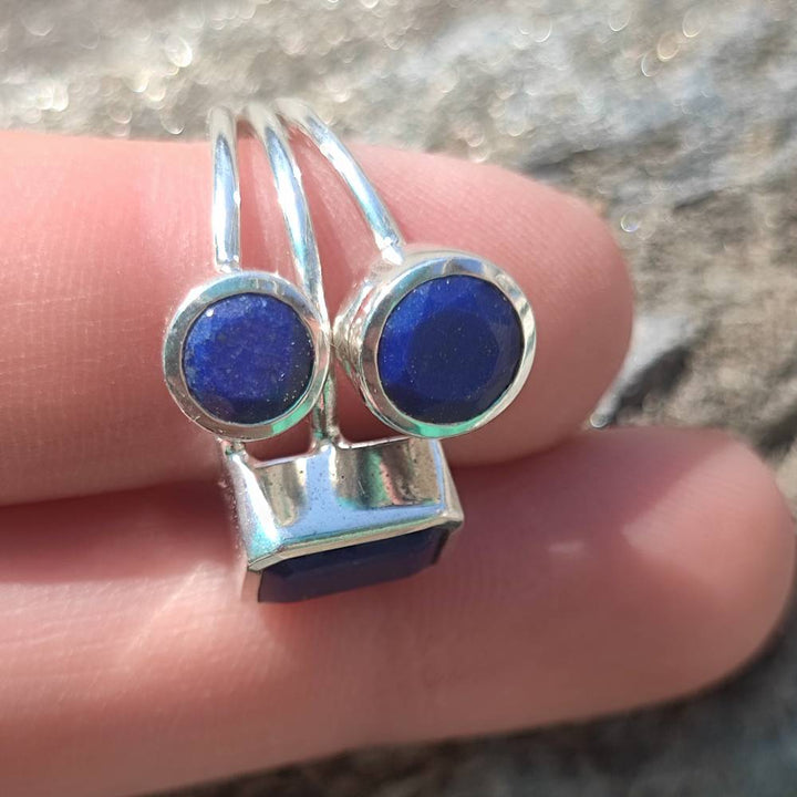 Anello etnico in argento 925 con pietra - GAROTH