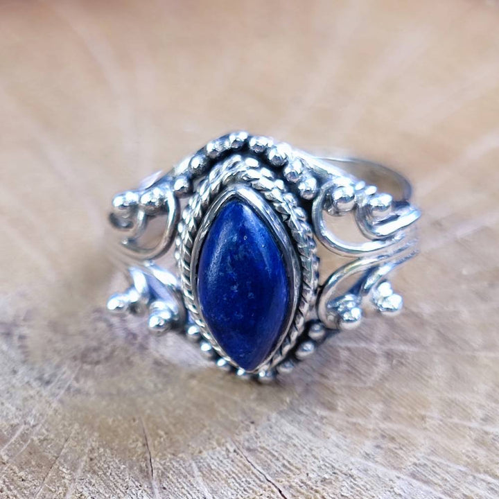 Anello con pietra in argento 925 - HIRAKUD