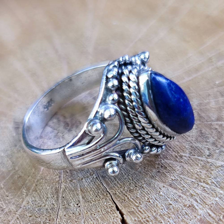 Anello con pietra in argento 925 - HIRAKUD