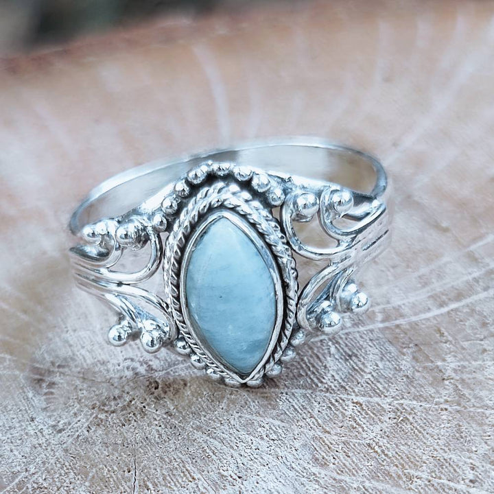 Anello con pietra in argento 925 - HIRAKUD