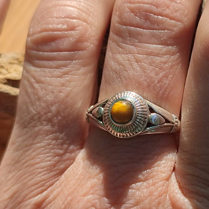 Anello con pietra in argento 925 - KARHAD