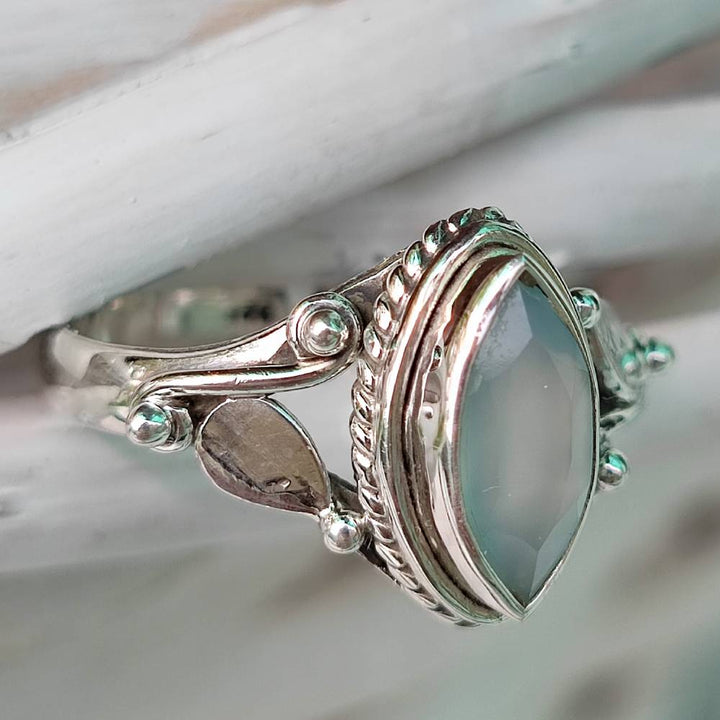 Anello in argento 925 con pietra - KHURA