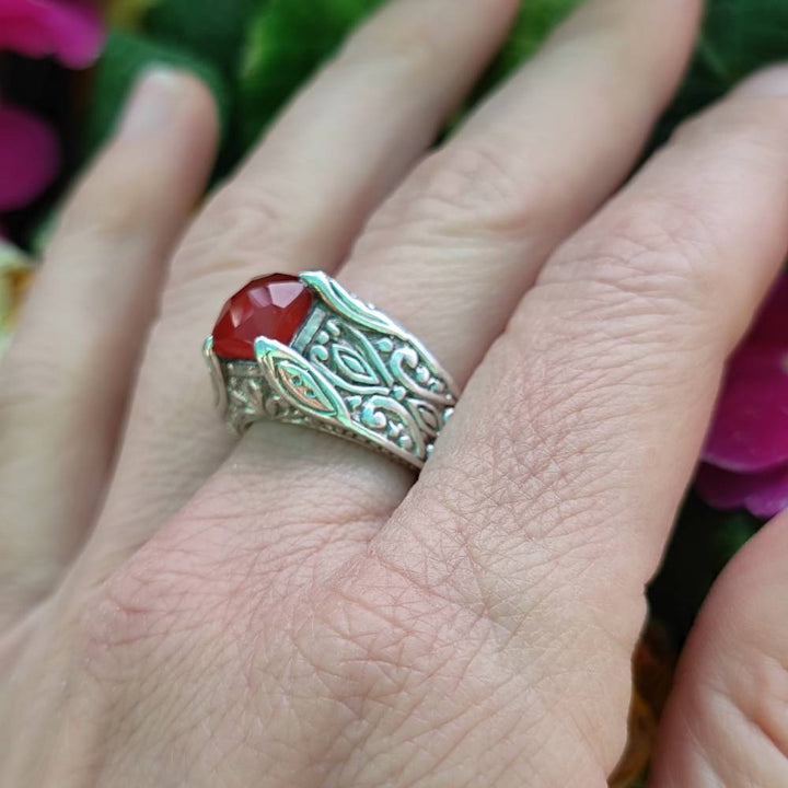 Anello in argento 925 con pietra - NENAVA