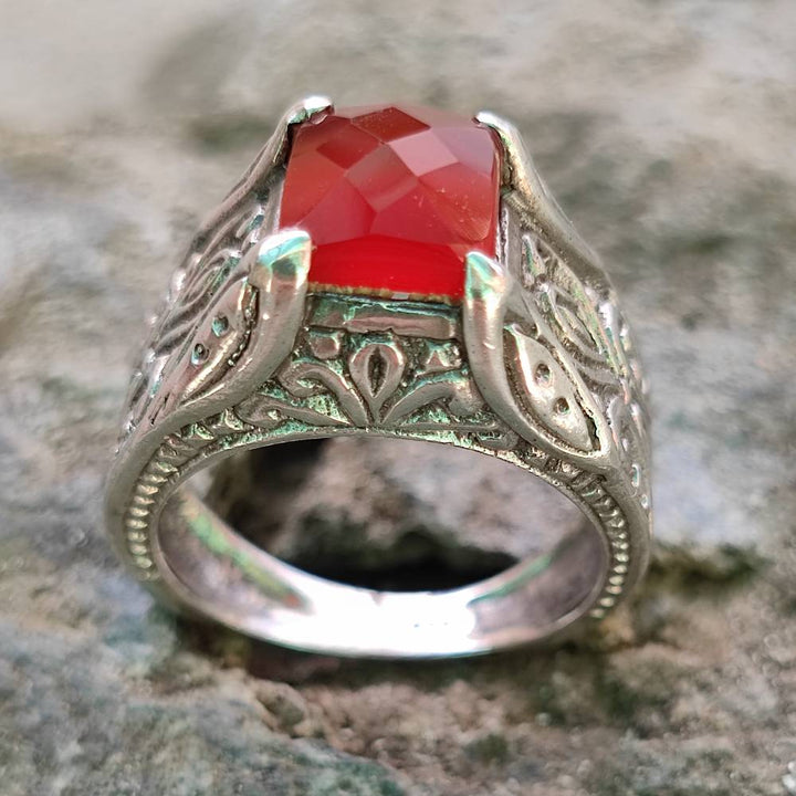 Anello in argento 925 con pietra - NENAVA