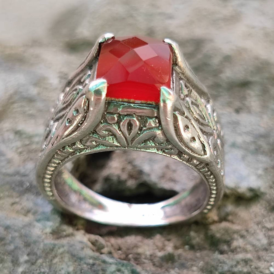 Anello in argento 925 con pietra - NENAVA