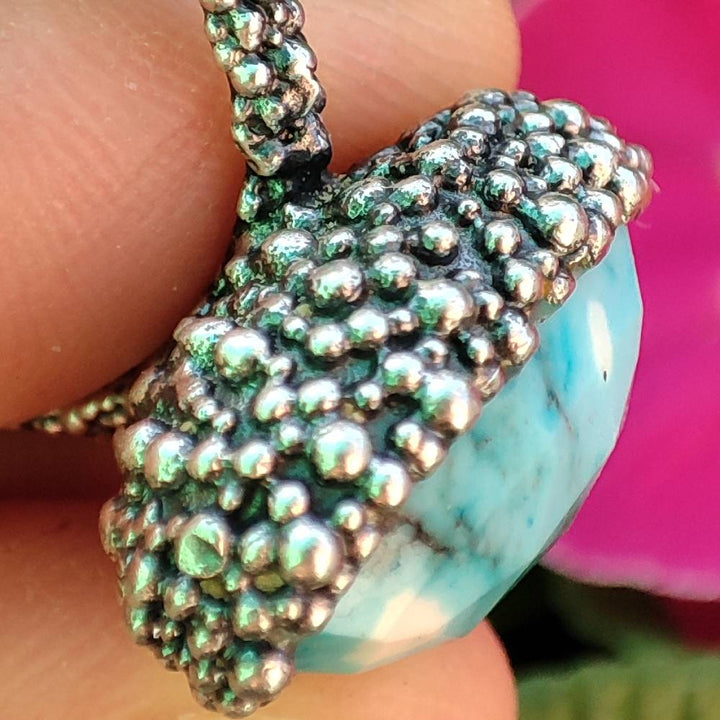 Anello artigianale con pietra in argento 925 - NIMAAJ
