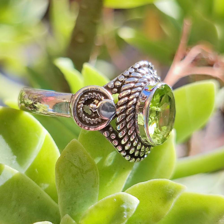 Anello con pietra in argento 925 - KAMBOJ