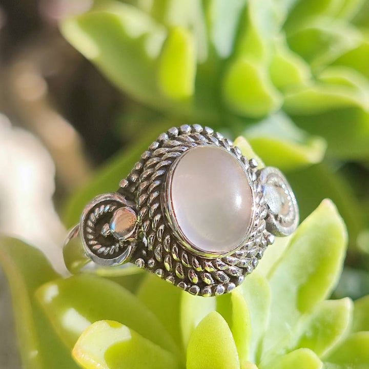 Anello con pietra in argento 925 - KAMBOJ