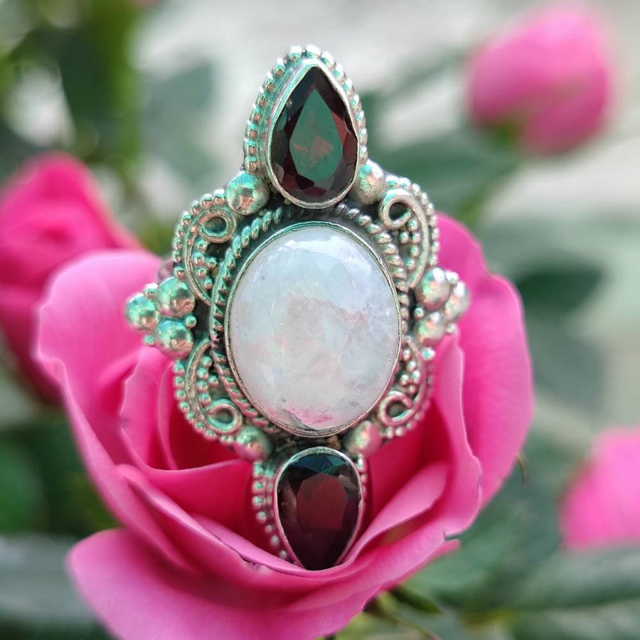 Anello in argento 925 con pietra - SHIMLA