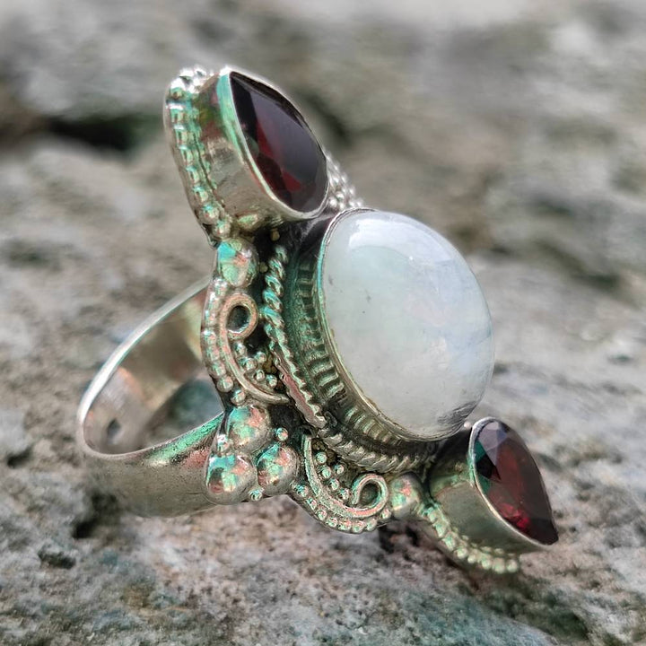 Anello in argento 925 con pietra - SHIMLA