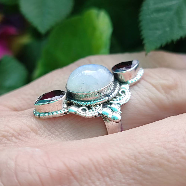 Anello in argento 925 con pietra - SHIMLA