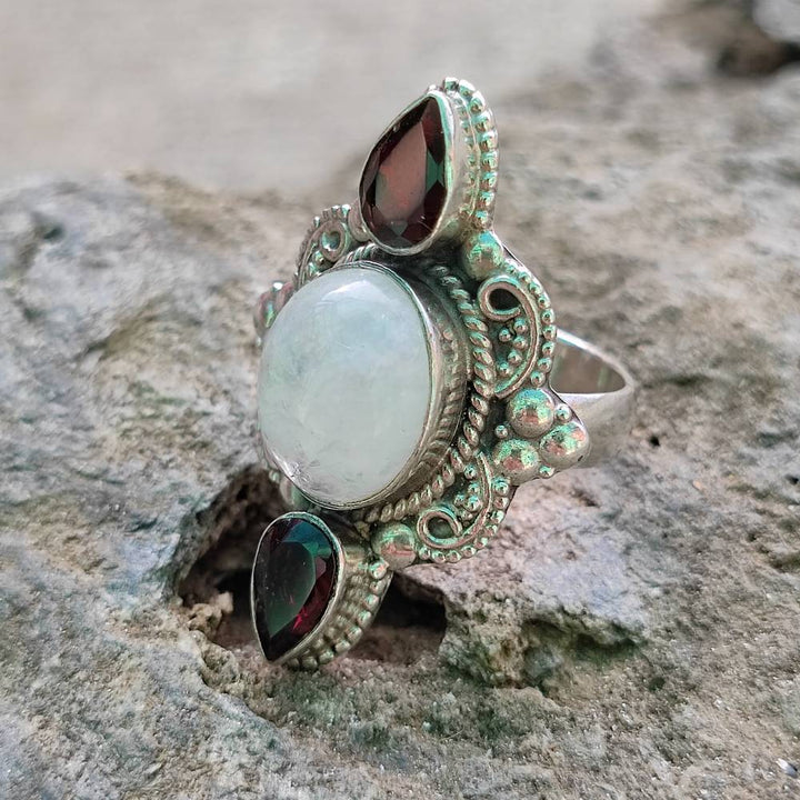 Anello in argento 925 con pietra - SHIMLA