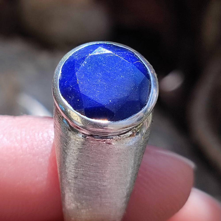 Anello etnico in argento 925 con pietra - SULTANA