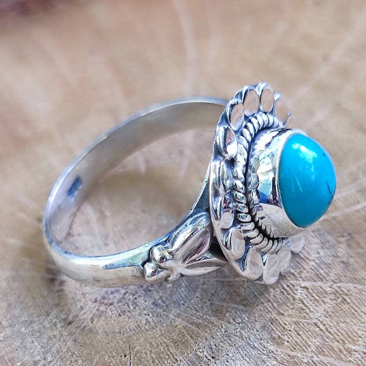 Anello con pietra in argento 925 - BAMALOI