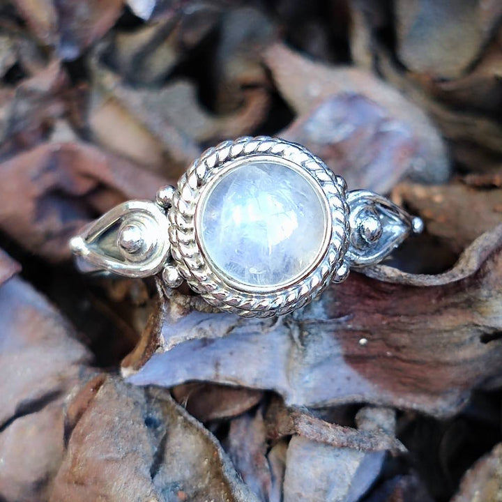 Anello con pietra in argento 925 - ZIRO pietra di luna