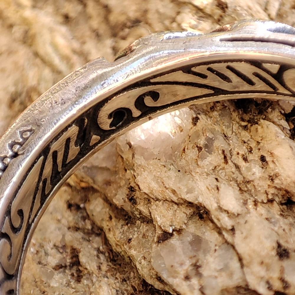 Anello etnico artigianale in argento 925 - PANDARI