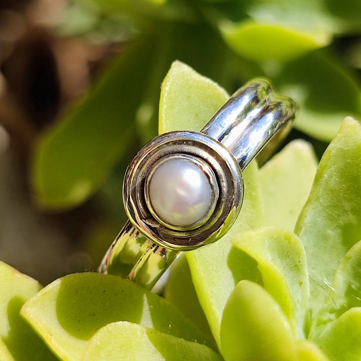 Anello con pietra in argento 925 - WAYANAD