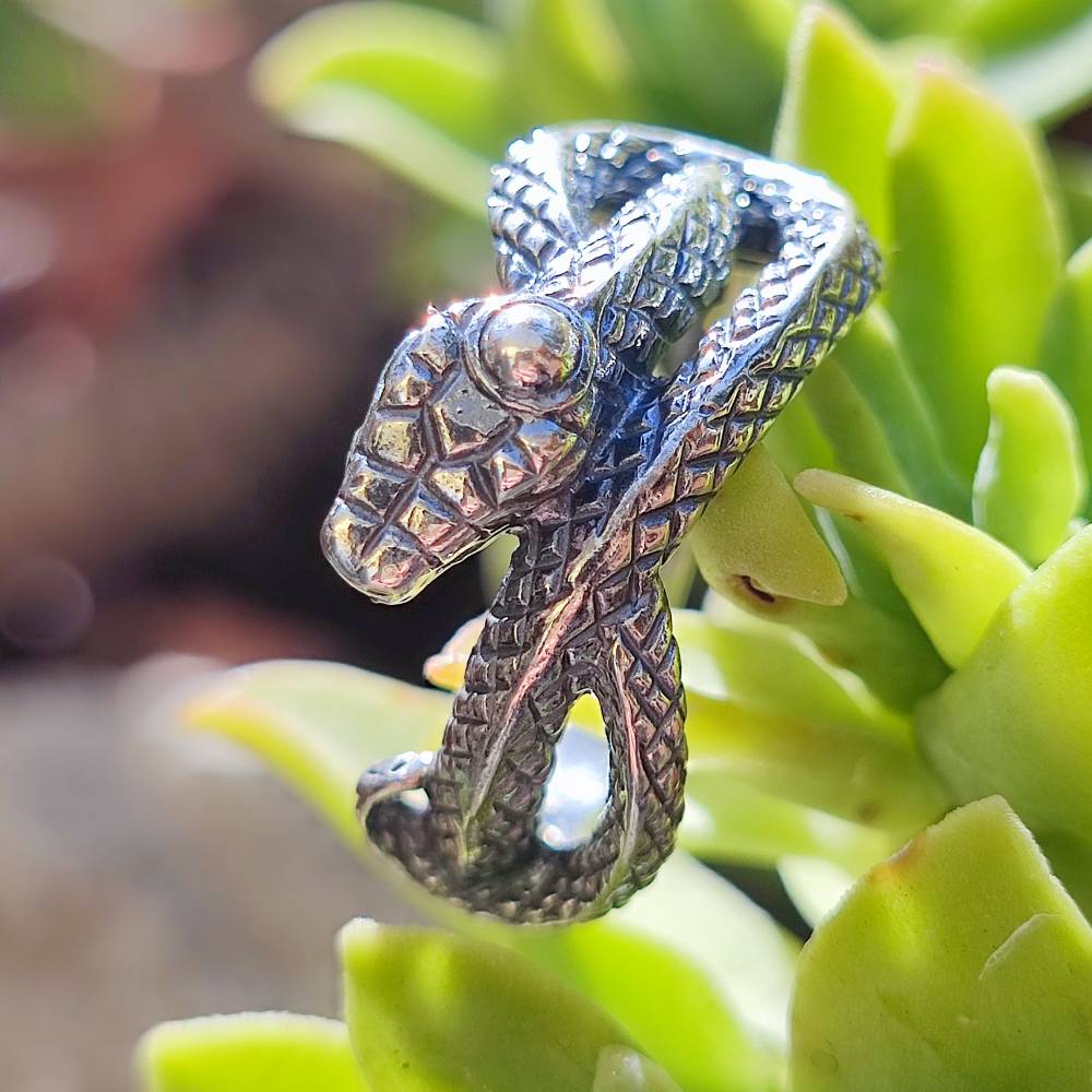 Anello in argento 925 serpenti - RANGALIPALI