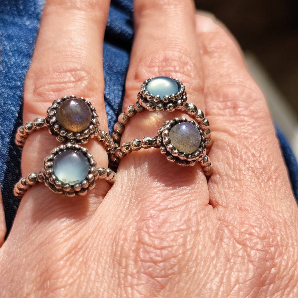 Anello AVANI in argento 925 con pietra | GIOIELLI IN ARGENTO