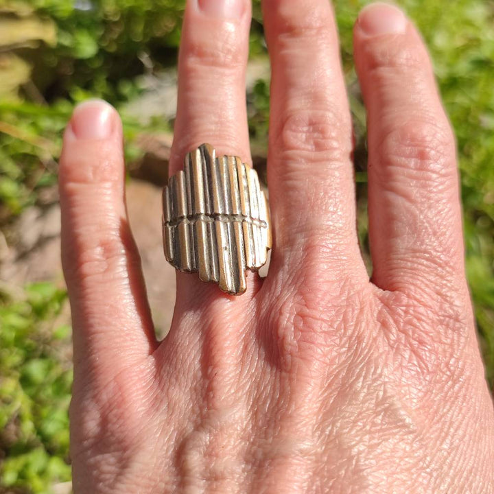 Anello in bronzo lavorato a mano - bronzeage1968