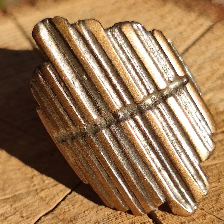 Anello in bronzo lavorato a mano - bronzeage1968