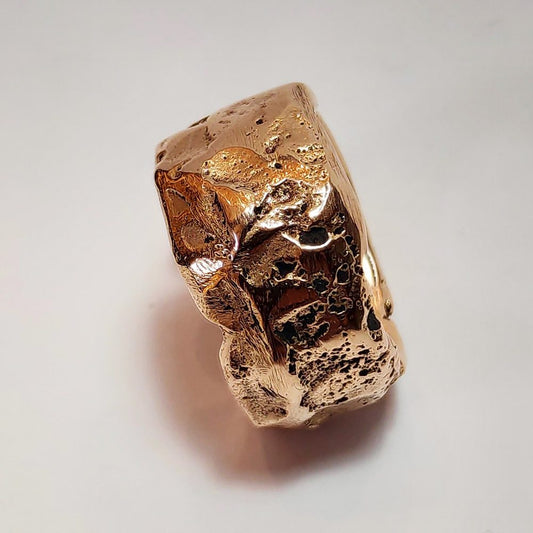 Anello in bronzo e granato - bronzeage1968 – immagine2