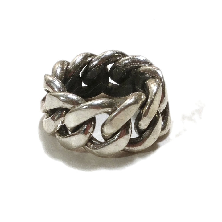 ANELLO CATENA groumette argento uomo/donna misura 23