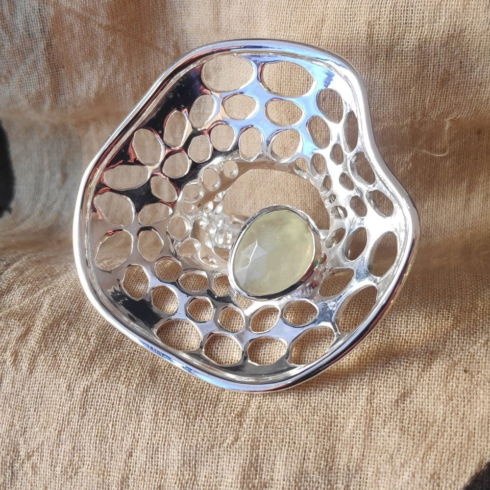 Anello NEWAGE con pietra in argento 925 con Pietra di luna