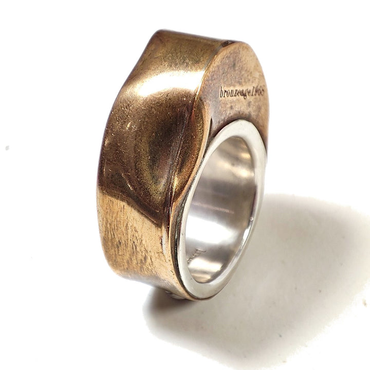 Anello BING in bronzo e argento 925 - bronzeage1968