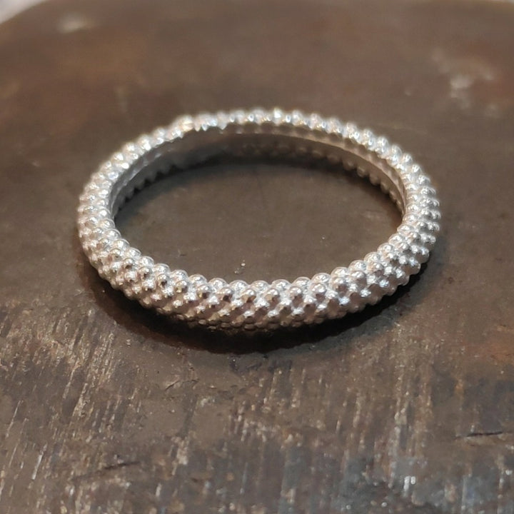 Anello a forma di fede in argento 925 - TRUST
