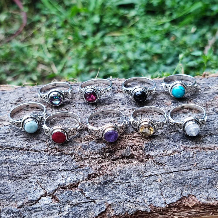 Anello HANIMA in argento 925 con pietre