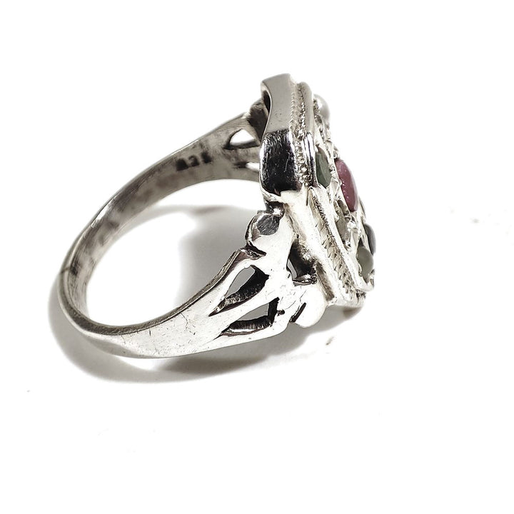 ANELLO ETNICO NAVRATAN in argento 925 - DEIVA