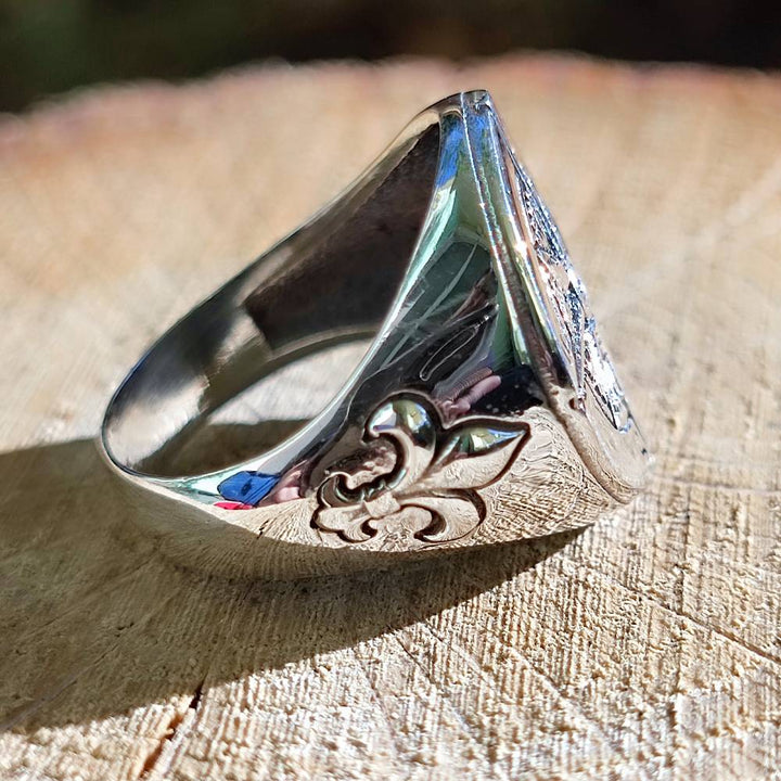 Anello etnico artigianale in argento 925 - REMDA