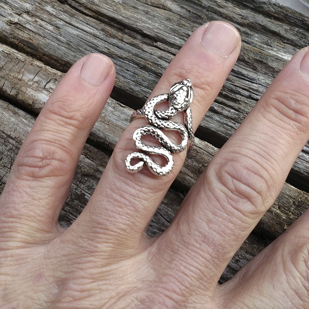 ANELLO SERPENTE in argento 925 - NEILA