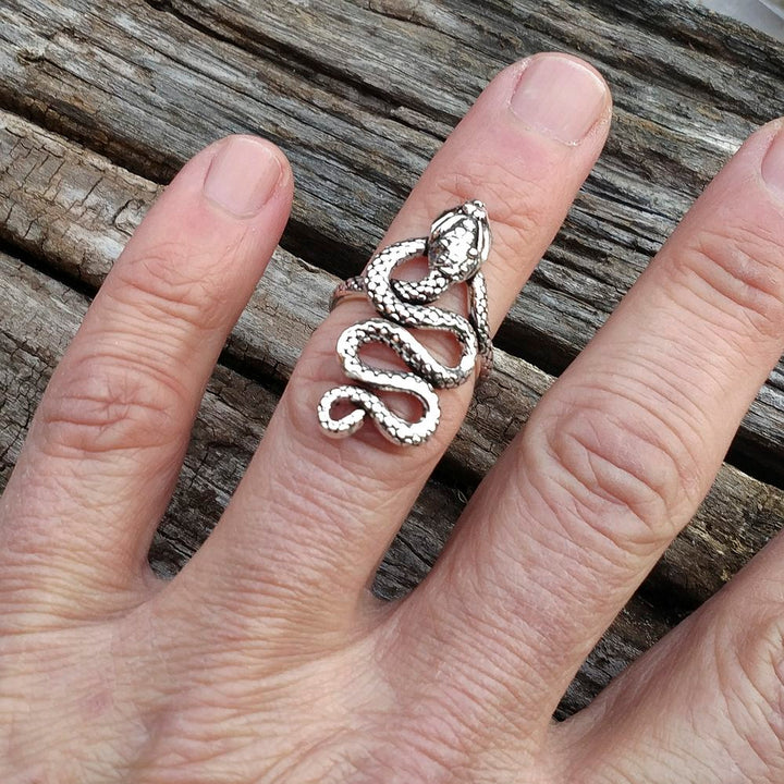 ANELLO SERPENTE in argento 925 - NEILA