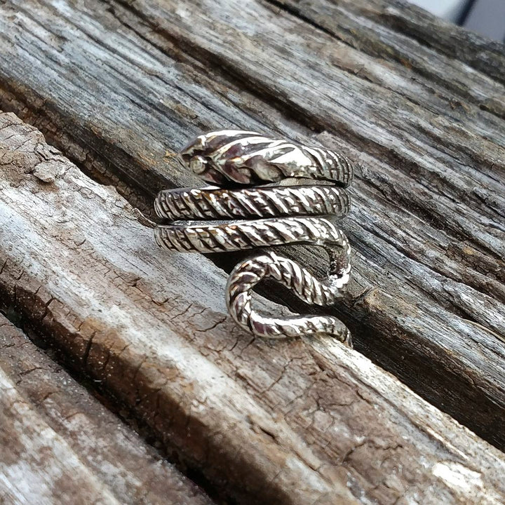 ANELLO SERPENTE in argento 925 - IRVA