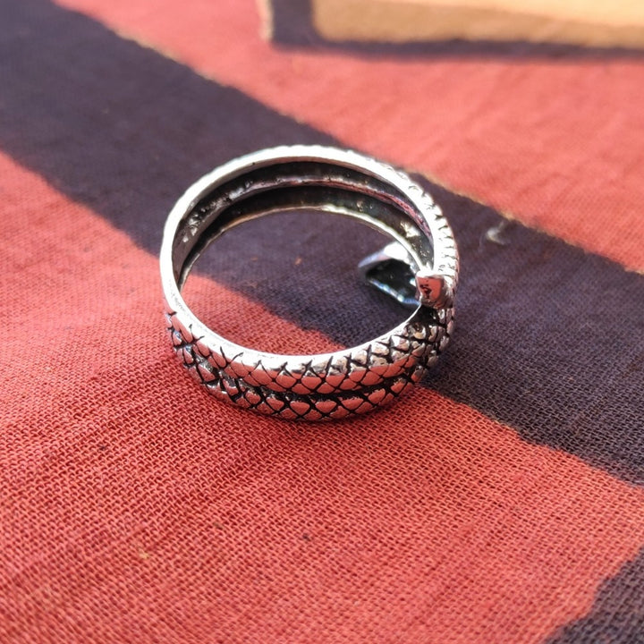 Anello Serpente in argento 925 TUNIT