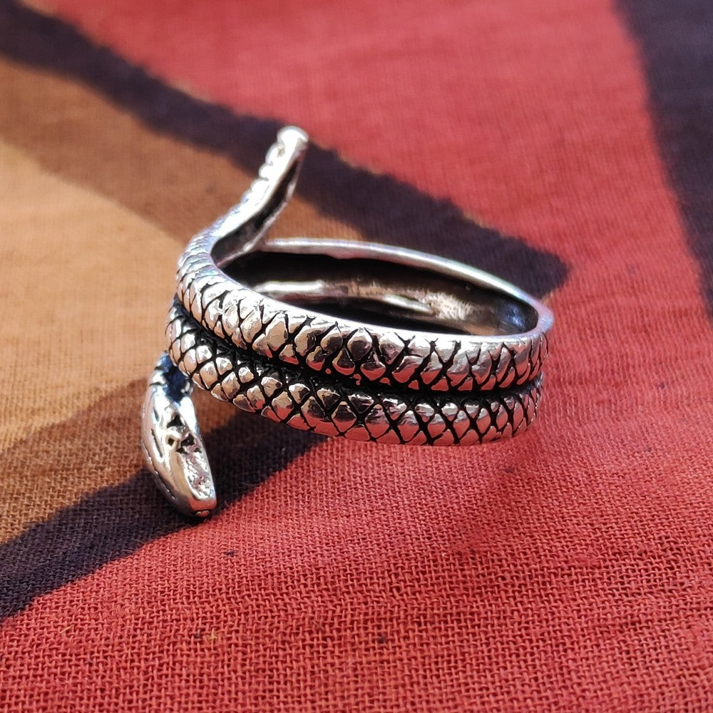 Anello Serpente in argento 925 TUNIT
