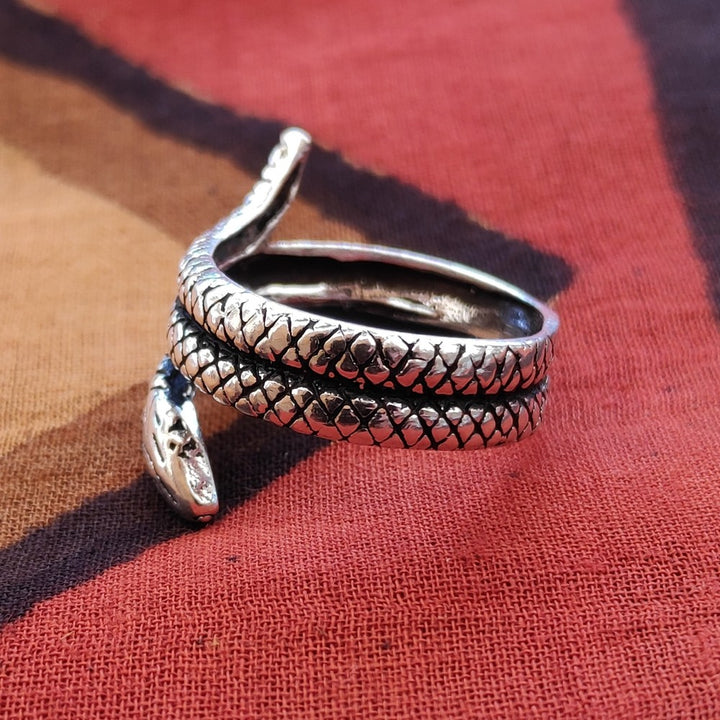 Anello Serpente in argento 925 TUNIT