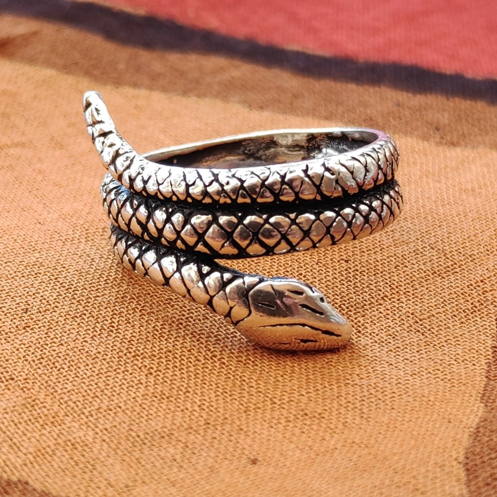 Anello Serpente in argento 925 TUNIT
