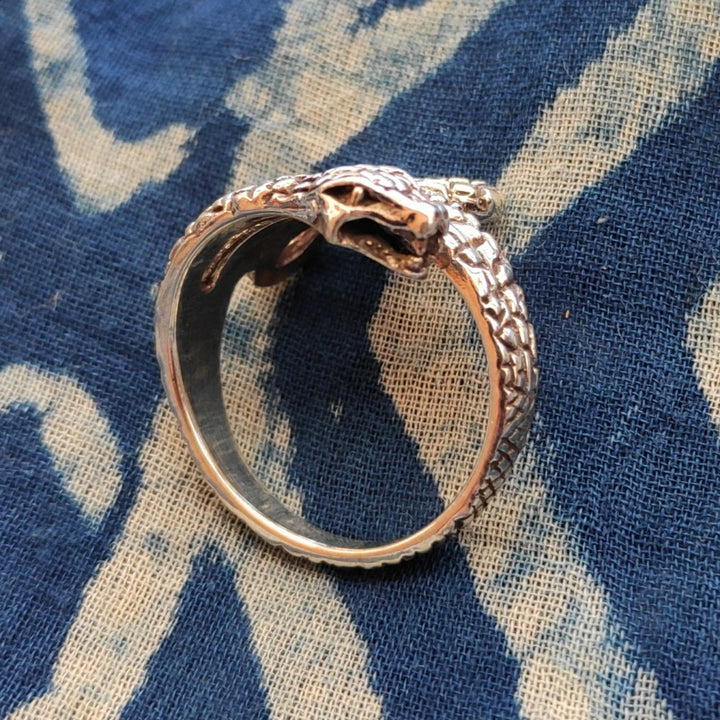ANELLO Serpente in argento 925 - NIRAUI