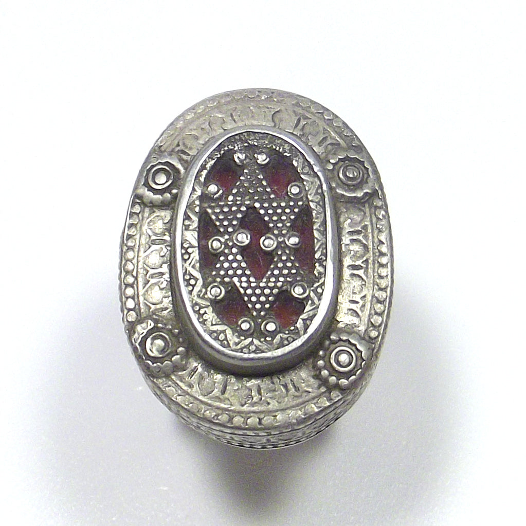 Anello Afghano antico argento - etnico - VINTAGE