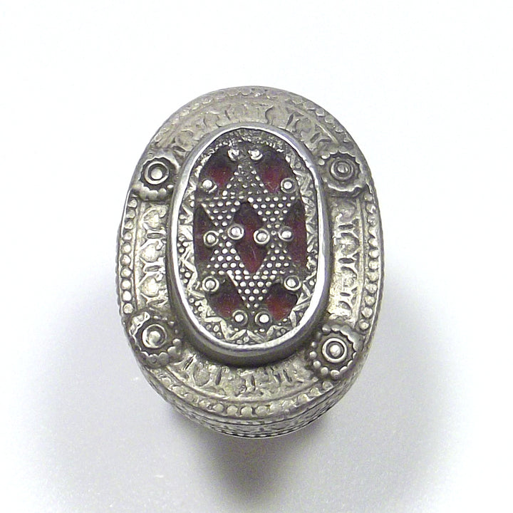 Anello Afghano antico argento - etnico - VINTAGE