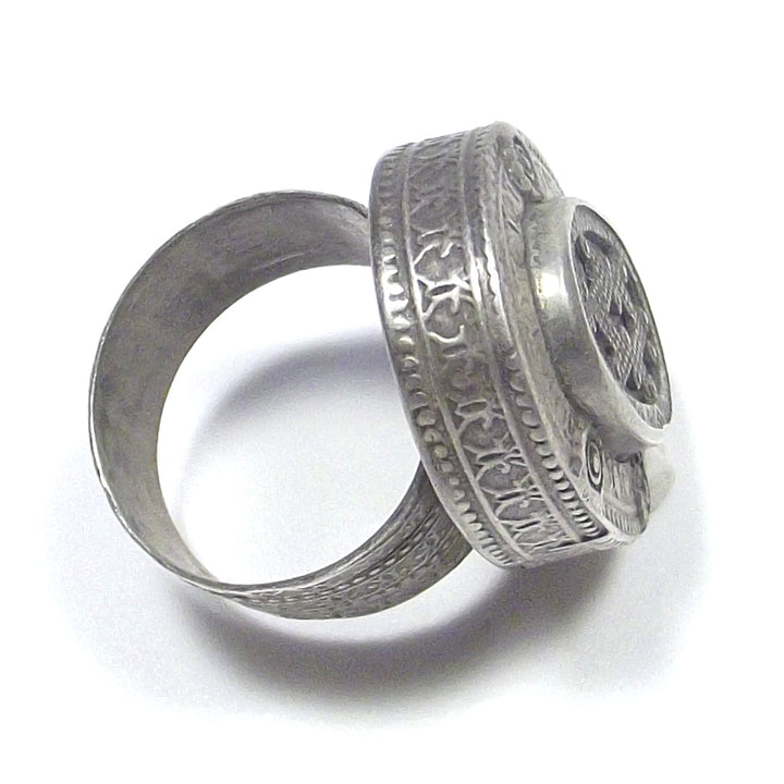Anello Afghano antico argento - ETNICO - VINTAGE