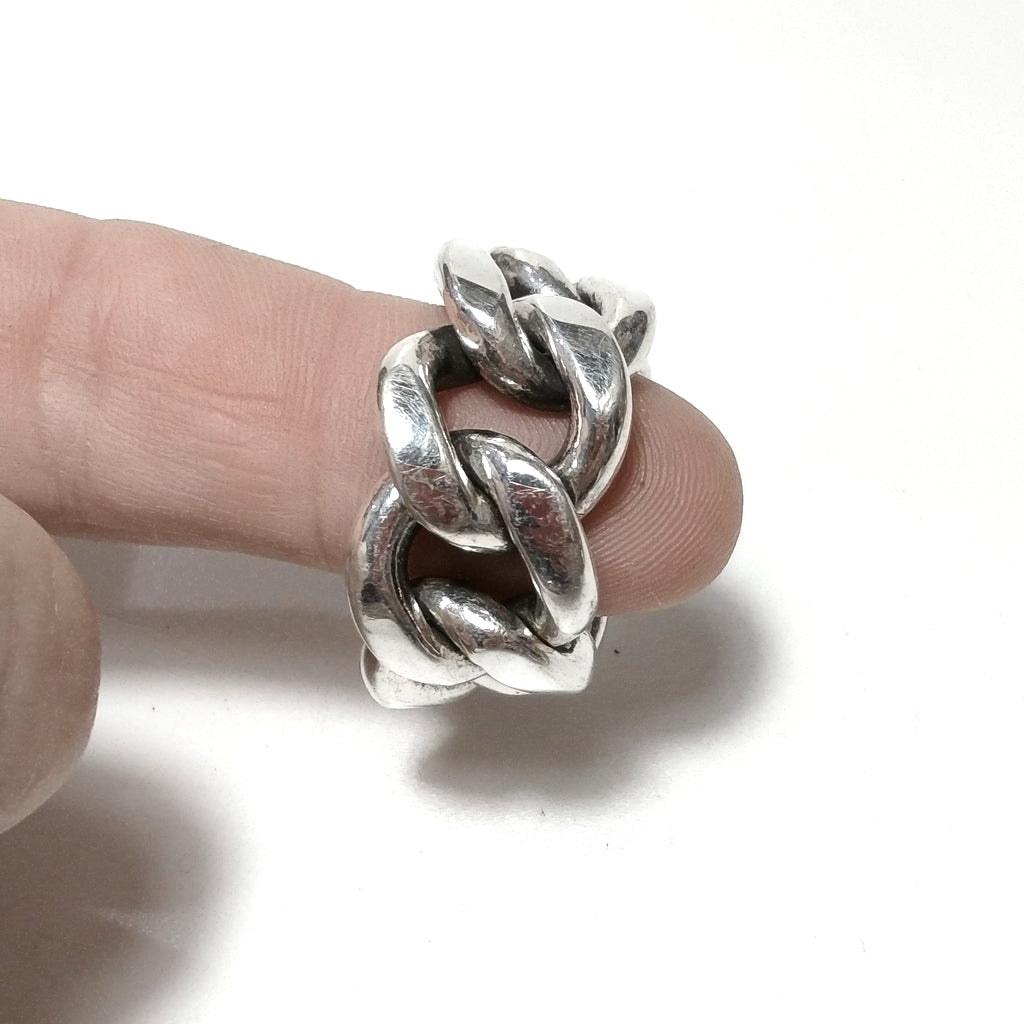 Anello catena groumette argento 925 - SOPHIE