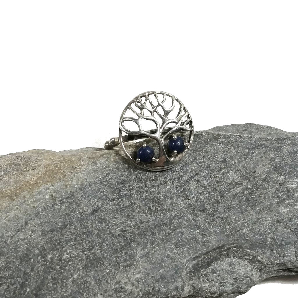 ANELLO artigianale in argento 925 ANELLO artigianale Lapislazzuli | Albero della vita
