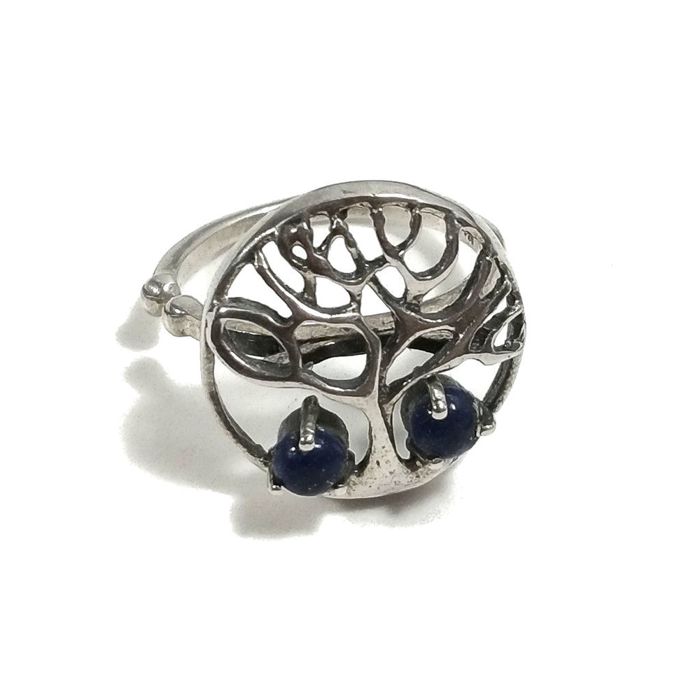 ANELLO artigianale in argento 925 ANELLO artigianale Lapislazzuli | Albero della vita