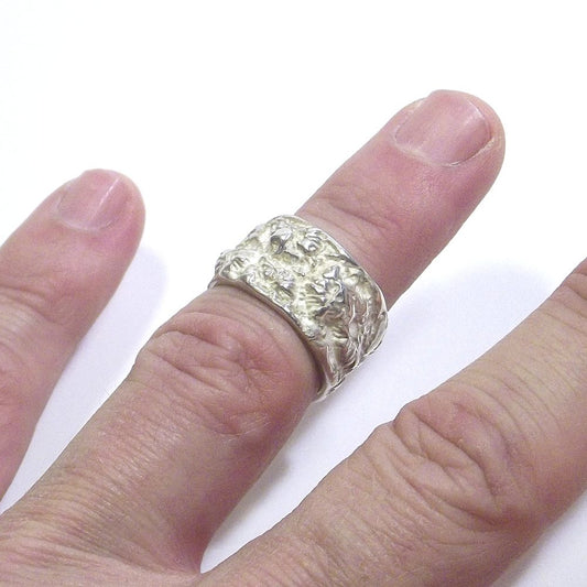 Anello in argento 925 lucido FASCIA – immagine2