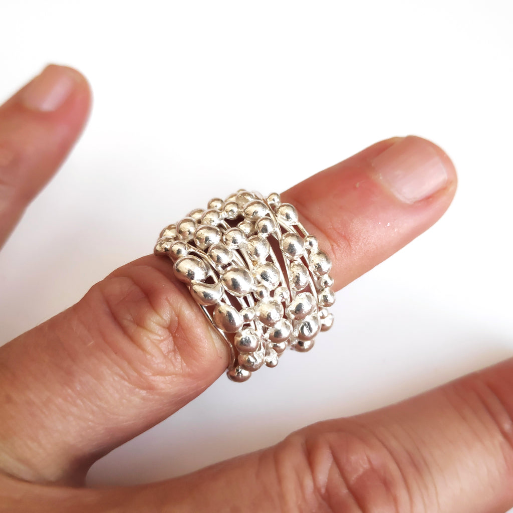 Anello d'argento in argento 925 Anello fascia | GIOIELLI IN ARGENTO
