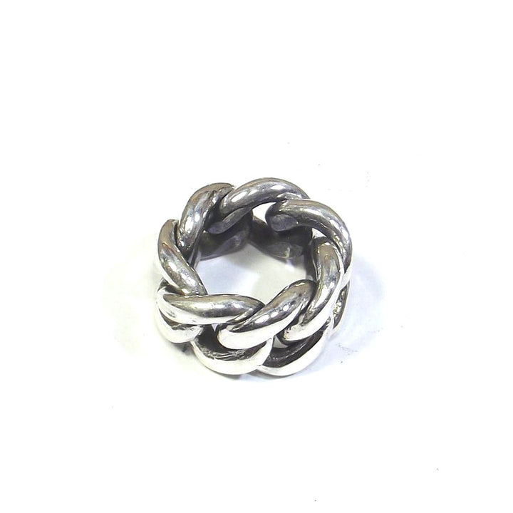 ANELLO CATENA groumette argento uomo/donna misura 17